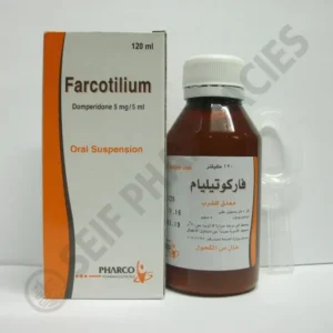 فاركوتيليوم 5 مجم / 5 مل معلق 120 مل | Farcotilium 5 Mg / 5 Ml Susp 120 Ml