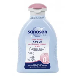 سانوسان بيبي زيت للعناية بالاطفال بالزيتون واللبن 200 مل | Sanosan Baby Oil Care Balatfal Balzytwn Wallbn 200 Ml
