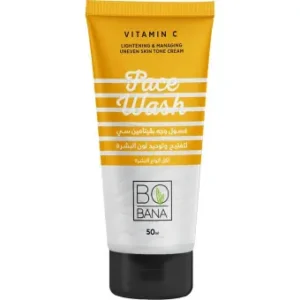 بوبانا غسول للوجه بخلاصة فيتامين سي اجميع انواع البشرة 50 مل | Bobana Face Wash Vitamin C 50Ml All Sk.