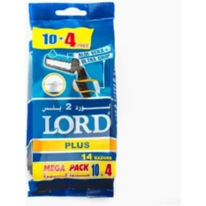 لورد ديسبوس.رازور 10+4قطع توين بلاديس - عبوة (إس آر666بي) | Lord Dispos.Razor 10+4pcs Twin Blades - Pack (Sr666p)