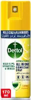 Dettol Anti Bacteria Antiseptic Llasth With Lemon Spray 170 Ml