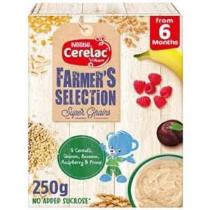 سيريلاك فارمر خمسة حبوب و كينوا و موز 250 جم | Cerelac Farmr Khmsa Tablets And Kynwa And Mwz 250 Gm