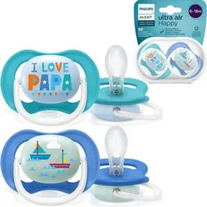 أفنت تتينه الترا اير اورثو من 6-18 شهور اولادى | Avent Pacifier Ultra Air Ortho From 6-18 Months Awlada