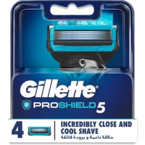 جيليت. فوجن بروشيلد كيل 4قطع امواس | Gtt. Fusion Proshield Chill 4pcs Blades