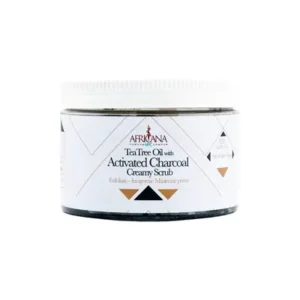 افريكانا إن بي سي سكرب الفحم الكريمي بزيت شجره الشاي 120 جرام | Africana Npc Creamy Scrub 120Gm Tea Tree Oil & Charcoal