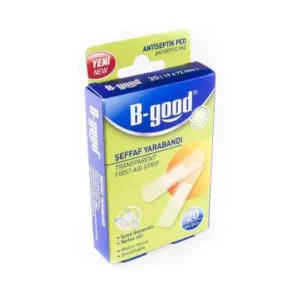 بي.جوود ترانس بلاستر شفاف مقاوم للماء 20 قطعة | B.Jwwd Trans Plaster Clear Mqawm Llma 20 Piece