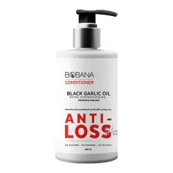 بوبانا بلسم بزيت الثوم الاسود 400 مل | Bobana Cond. 400Ml Black Garlic Oil