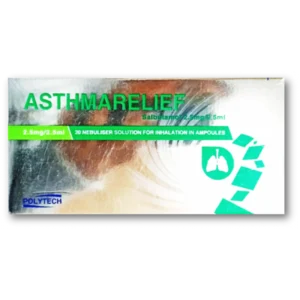 أسثماريليف 2.5 مجم / 2.5 مل 20 نيبوليس. سولن 20 أمبول | Asthmarelief 2.5 Mg / 2.5 Ml 20 Nebulis. Soln 20 Amp