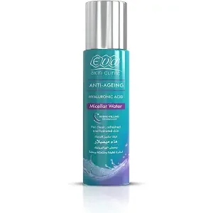 ايفا سكين كلينك ماء ميسلار بحمض الهيالورونيك اسيد 200 مل | Eva Skin Clinic. Hyaluronic Acid Micellar Water 200Ml