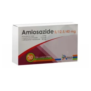 أملوسازيد 5 / 12.5 / 40 مجم 30 قرص | Amlosazide 5 / 12.5 / 40 Mg 30 Tab
