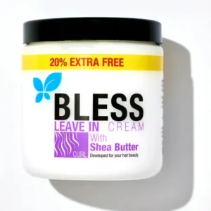 Bless Leave In Hair Cream Curl 250Ml Jar (20% Extra) #