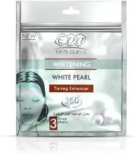 ايفا سكين كلينك قناع ورقي للبشرة بالؤلؤ الابيض 3 قطع | Eva Skin Clinique Mask Wrqy Skin Balwlw White 3 Pieces