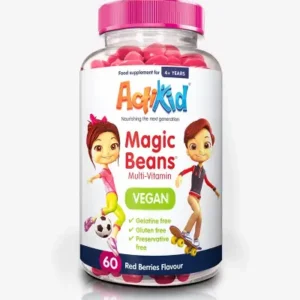 أكتي كيد - ماجيك بيانس مالتي-فيتامين 60 للمضغ. قرص | Acti Kid - Magic Beans Multi-Vitamin 60 Chew. Tab