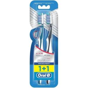 اورال-بي فرشاة اسنان برو اكسبرت اول ان وان (1+1) ( عرض خاص ) | Oral-B Brush Teeth Pro Aksbrt Awl N One (1+1) ( Offer Special )