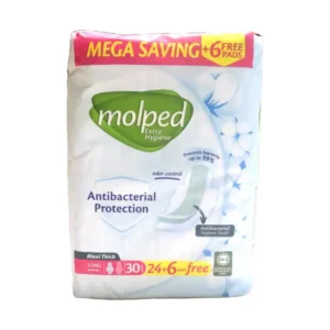 مولبد فوط صحية ماكسي ضد البكتريا لونج 28 قطعة | Molped Pads Sanitary Maxi Anti Bacteria Long 28 Piece