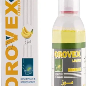 اوروفكس غسول للفم 120 مل بانانا ( موز ) | Orovex Mouth Wash 120 Ml Banana ( Mwz )