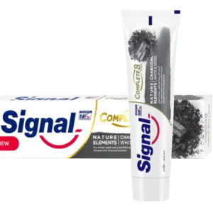 سيجنال المتكامل 8 معجون اسنان بالفحم 100 ملي | Signal Complete 8 Paste Teeth With Charcoal 100 Ml