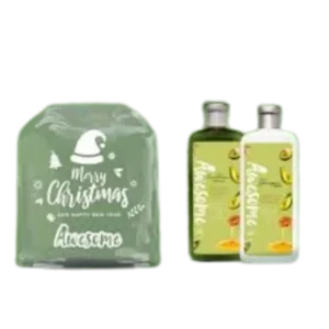 اوسوم هير (شامبو 400مل + بلسم 400مل) افوكادو + شنطة مكياج (عرض خاص) | Awesome Hair (Sh. 400Ml+Cond. 400Ml) Avocado + Makeup Bag #