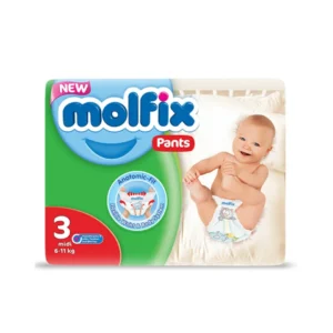 مولفيكس حفاضات ميدي رقم 3 - 36 حفاضة | Molfix Pants - Midi No.3 36Pcs