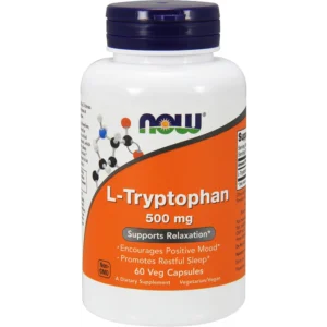 ناو إل-تريبتوفان 500 مجم 60 كبسولة | Now L-Tryptophan 500 Mg 60 Cap