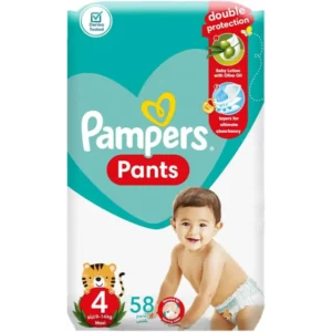 بامبرز بانتس لارج رقم.4 58دي (3) حفاضة | Pampers Pants Large No.4 58d (3) Diaper