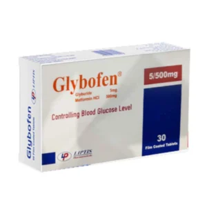 Glybofen 5 Mg / 500 Mg 30 Tab