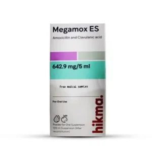 ميجاموكس إيس 642.9 مجم / 5 مل معلق 100 مل | Megamox Es 642.9 Mg / 5 Ml Susp 100 Ml