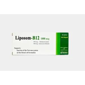 ليبوسوم - بي12 1000 ميكروجرام سوبلينجوال 20 قرص | Liposom - B12 1000 Mcg Sublingual 20 Tab