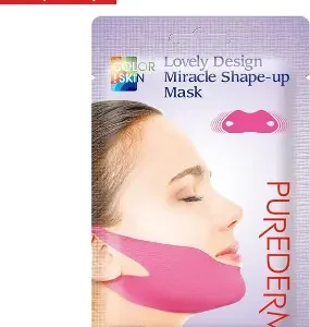 بيورديرم قناع الوجه ميراكل شيب اب | Purederm Lovely Design Miracle Shape-Up Mask