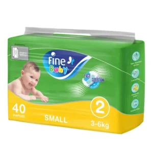 فين بيبي لارج 80دي (2) حفاضات كبير | Fine Baby Large 80d (2) Diapers Large