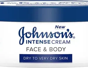 جونسون كريم الوجه والجسم المكثف 200 مل | J&J Intensive Cr. Face&Body 200Ml Vit.e