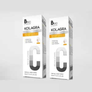 كولاجرا كريم تفتيح بفيتامين سي(1+1) 50% - 50 مل  - عرض خاص | Kolagra Whiten. Cr. 50Ml (1+1 50%) #