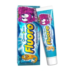 فلورو أطفال سباركل جل معجون أسنان 50جم بلويبيري توت | Fluoro Kids Sparkle Gel Toothpaste 50gm Blueberry Twt