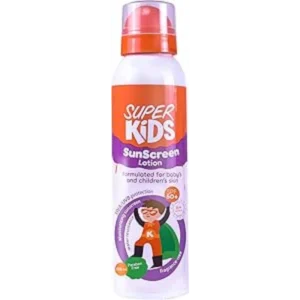 سوبر كيدز لوشن واقي من الشمس 200 مل بمعامل حماية 50+ | Superkids Sunscreen Lotion 200Ml Spf50+
