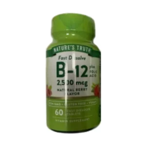 فيتامين بي12 2500 ميكروجرام 60 قرص | Vitamin B12 2500 Mcg 60 Tab