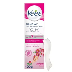 فيت كريم إزالة الشعر للبشرة العادية  100 جم - عرض خاص | Veet H.remover Cr. 100Gm Silk&Fresh Nor.sk. #