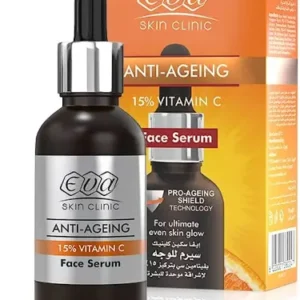 ايفا سكين كلينك سيروم للوجه بفيتامين سي 20 مل | Eva Skin Clinic. Anti-Ageing Face Serum 20Ml Vitamin C