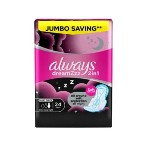 أولويز كول&جاف ماكسي كثيف فوط جامبو 24قطعة إيكس.طويل ألو (12) # | Always Cool&Dry Maxi Thick Pads Jumbo 24pc Ex.Long Aloe (12) #