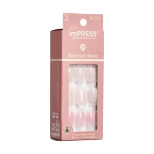 كيس إمبريس كود 7244 ب أظافر - إيفورتليس فينيش | Kiss Impress Code 7244 Bbb Nails - Effortless Finish