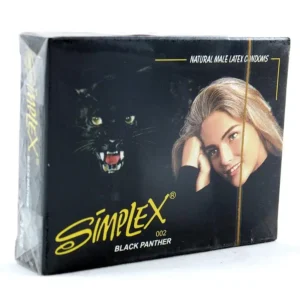 سيمبليكس واقي ذكري 3قطع بانثير (أسود) اسود محبب | Simplex Condoms 3pcs Panther (Black) Black Mhbb