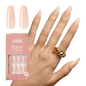 كيس بار-بوت-بيتير كود 5707 ب أظافر - نوديس | Kiss Bare-But-Better Code 5707 Bbb Nails - Nudies