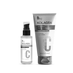 كولاجرا سيرم فيتامين سى للبشرة 30مل + غسول الوجه - عرض خاص | Kolagra Vitamin C Serum 30Ml + Facial Wash #