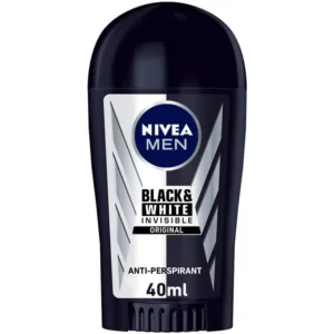 نيفيا ستيك مزيل العرق للرجال بلاك اند وايت 50مل | Nivea Deod Stick F/M 50Ml Black&White Invisible / Power