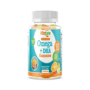 فيتاكير ادفانسد اوميجا + دى اتش ايه جاميز 30 قطعة | Vitacare Advanced Omega + Dha 30 Gummies