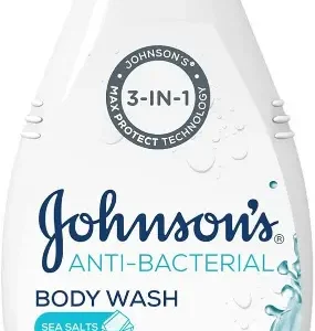 جونسون سائل استحمام مضاد للبكتيريا بملح البحر 400 مل(خصم 30%) - عرض خاص | J&J Anti-Bacterial Shw.gel 400Ml Sea Salts (30% Off) #