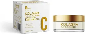 كولاجرا جل كريم لمحيط العين بجزيئات الذهب 20مل | Kolagra Eye Contour Gold Gel 20Ml