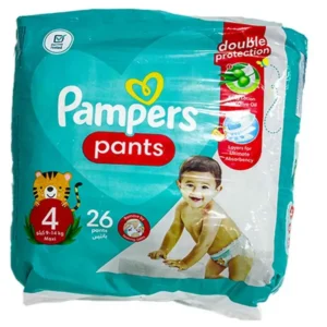 بامبرز بانتس لارج رقم.4 26دي (4) حفاضة | Pampers Pants Large No.4 26d (4) Diaper