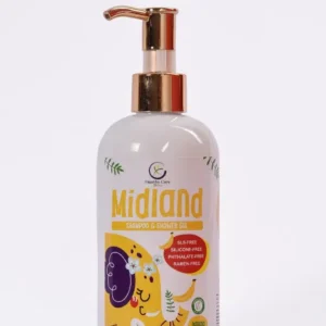 ميدلاند شامبو & شاور جيل بالموز 250مل | Midland Sh.&Shw.gel 250Ml Banana