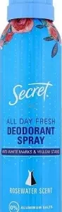 Secret All Day Fresh Deod Spr. 150Ml Rosewater