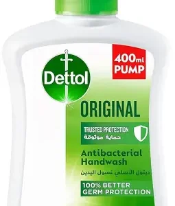 ديتول ضد البكتريا  غسول لليدين اوريجنال  400 مل (خصم 20%) ( عرض خاص ) | Dettol Anti Bacterial Hand Wash 400Ml Original (20%) (#)